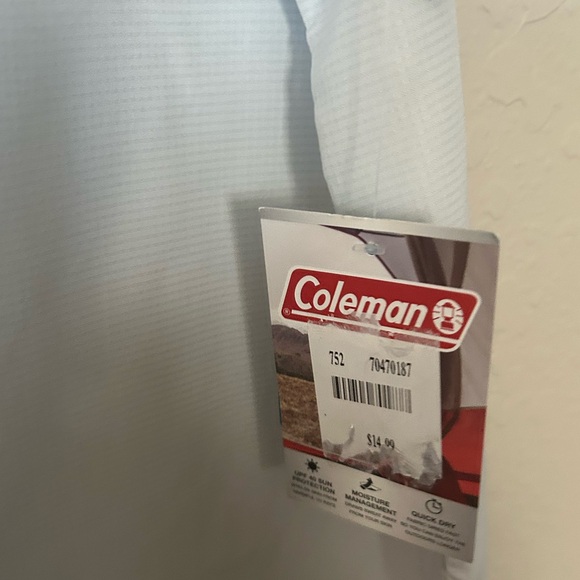 Coleman Men's Light Gray Casual Button-Down Shirt - Picture 5 of 7